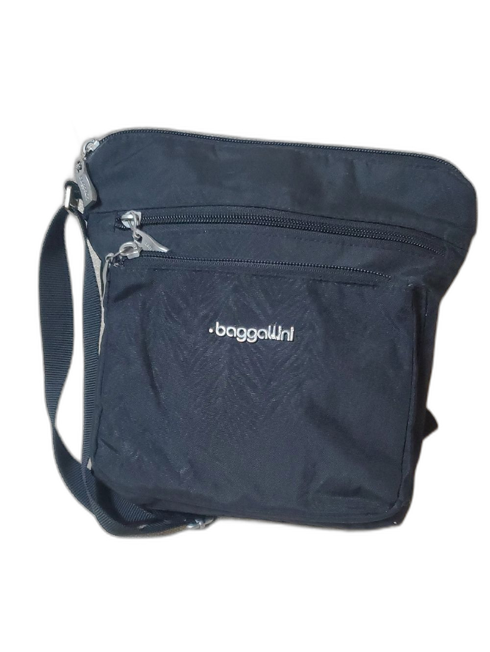 Baggallini Black Crossbody Organizer Bag